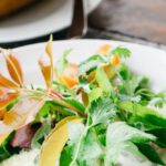Balanced Diet - Vegetable Salad on White Plate