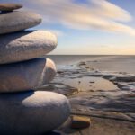 Mindfulness Meditation - Stacked of Stones Outdoors