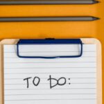 To-Do List - Pencils and To-do List on Yellow Table