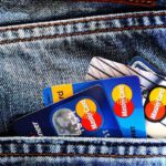 Credit Score - Blue Master Card on Denim Pocket