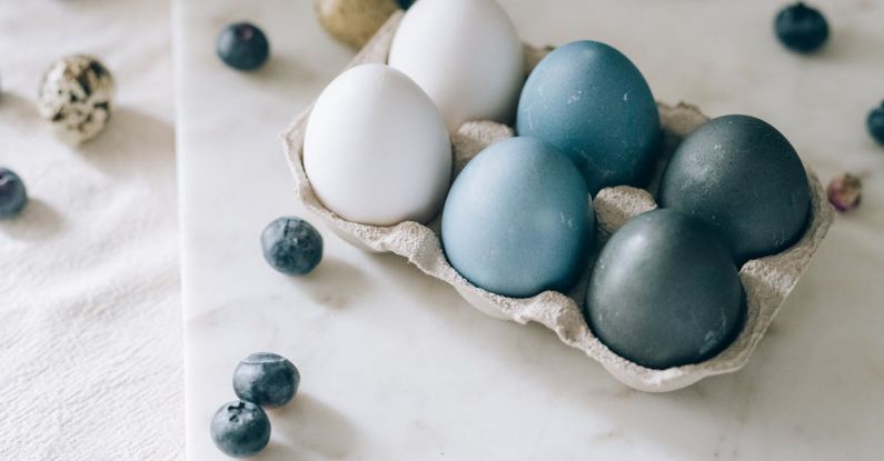 DIY Solutions - Blue And White Eggs In A Carton
