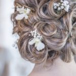 Hairstyle - Woman Wearing White Floral Hair Vine